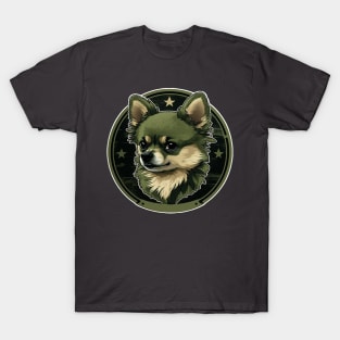 Pomchi Camouflage Motif T-Shirt